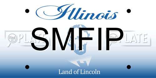 SMFIP Illinois License Plate