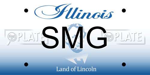 SMG Illinois License Plate
