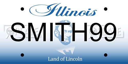 SMITH99 Illinois License Plate