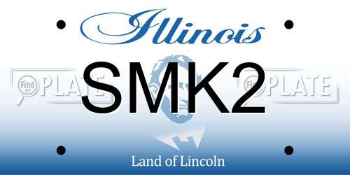 SMK2 Illinois License Plate