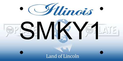 SMKY1 Illinois License Plate