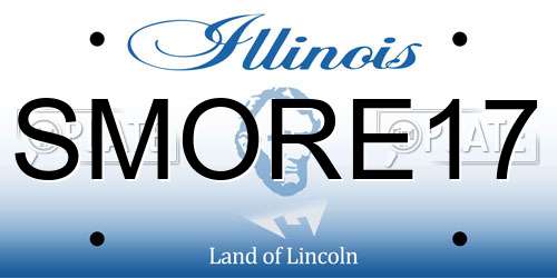 SMORE17 Illinois License Plate