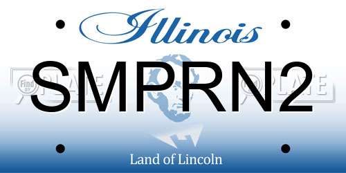 SMPRN2 Illinois License Plate