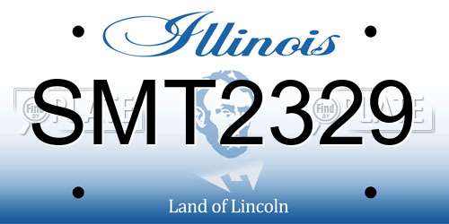 SMT2329 Illinois License Plate