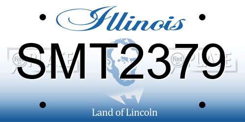 SMT2379 Illinois License Plate
