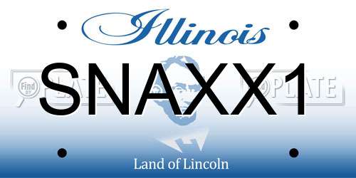 SNAXX1 Illinois License Plate