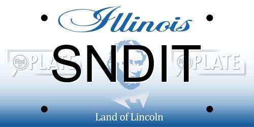 SNDIT Illinois License Plate