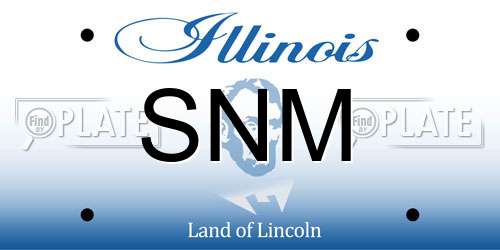 SNM Illinois License Plate