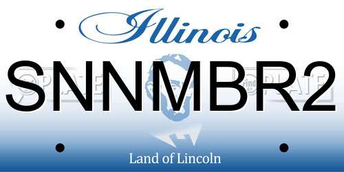 SNNMBR2 Illinois License Plate