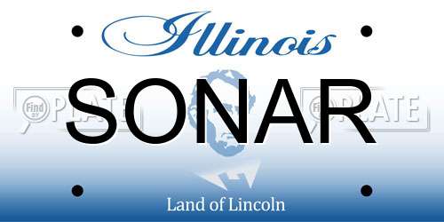SONAR Illinois License Plate