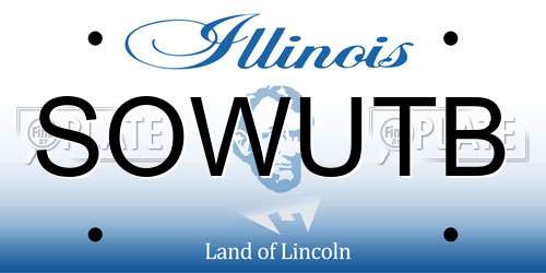 SOWUTB Illinois License Plate