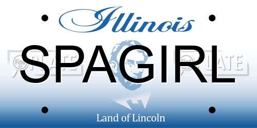 SPAGIRL Illinois License Plate