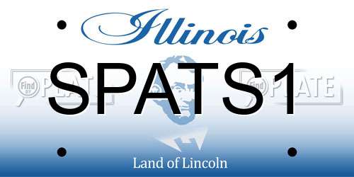 SPATS1 Illinois License Plate