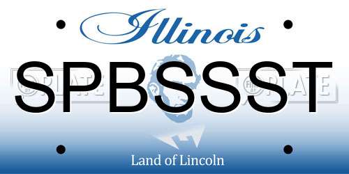 SPBSSST Illinois License Plate