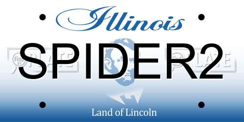 SPIDER2 Illinois License Plate