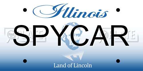 SPYCAR Illinois License Plate