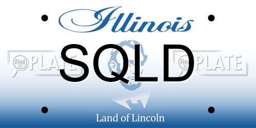 SQLD Illinois License Plate