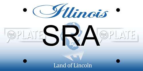 SRA Illinois License Plate