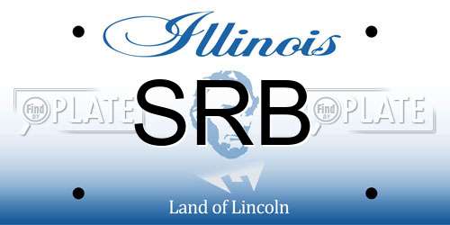 SRB Illinois License Plate