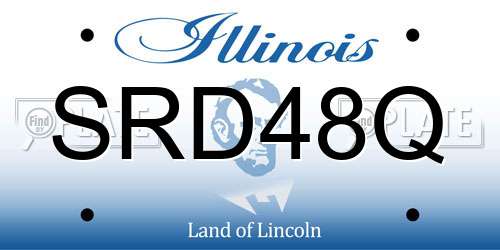 SRD48Q Illinois License Plate