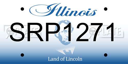 SRP1271 Illinois License Plate
