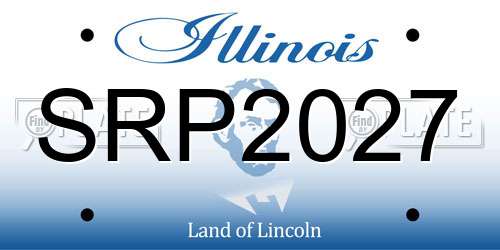SRP2027 Illinois License Plate