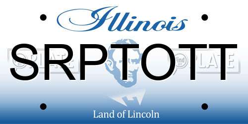 SRPTOTT Illinois License Plate