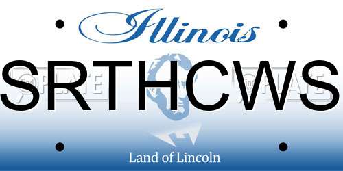 SRTHCWS Illinois License Plate