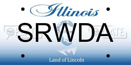 SRWDA Illinois License Plate