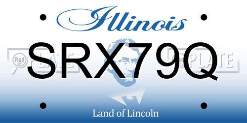SRX79Q Illinois License Plate