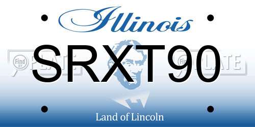 SRXT90 Illinois License Plate