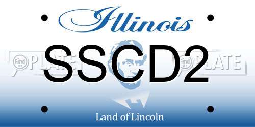 SSCD2 Illinois License Plate
