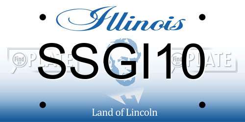 SSGI10 Illinois License Plate