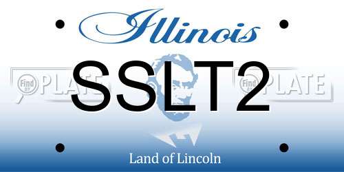 SSLT2 Illinois License Plate