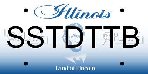 SSTDTTB Illinois License Plate