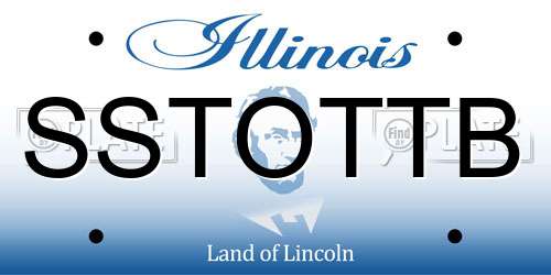 SSTOTTB Illinois License Plate