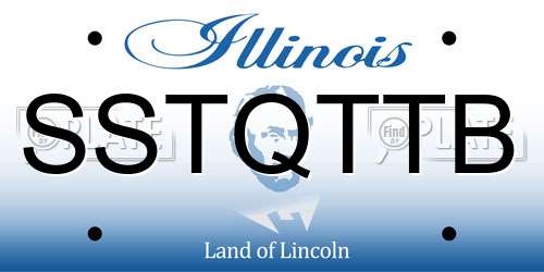 SSTQTTB Illinois License Plate