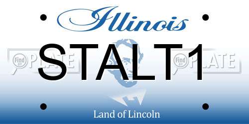 STALT1 Illinois License Plate