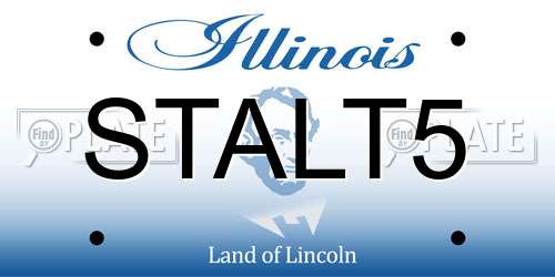STALT5 Illinois License Plate