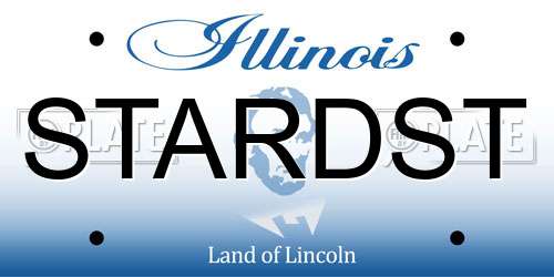 STARDST Illinois License Plate