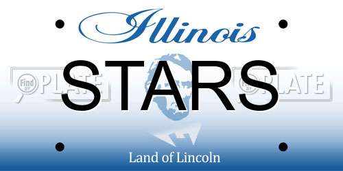 STARS Illinois License Plate