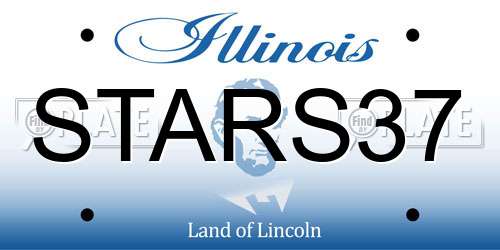 STARS37 Illinois License Plate
