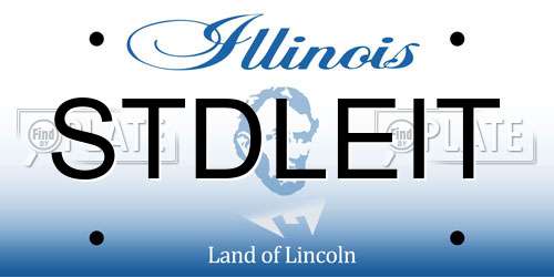 STDLEIT Illinois License Plate
