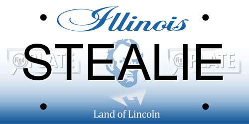 STEALIE Illinois License Plate