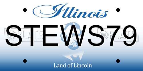 STEWS79 Illinois License Plate