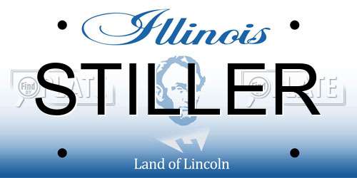 STILLER Illinois License Plate