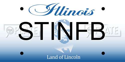 STINFB Illinois License Plate