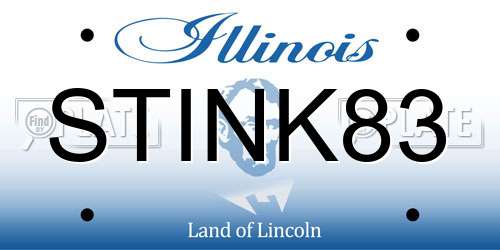 STINK83 Illinois License Plate