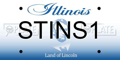 STINS1 Illinois License Plate