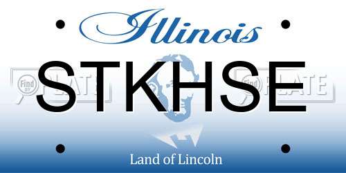 STKHSE Illinois License Plate
